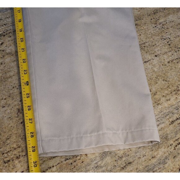 LL Bean Mens 42x29.5" Comfort Waist Tan Khaki Chino Pants *Hemmed* - Picture 6 of 16